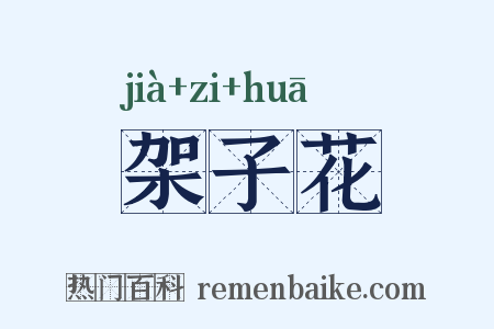 架子花是什么意思的图片